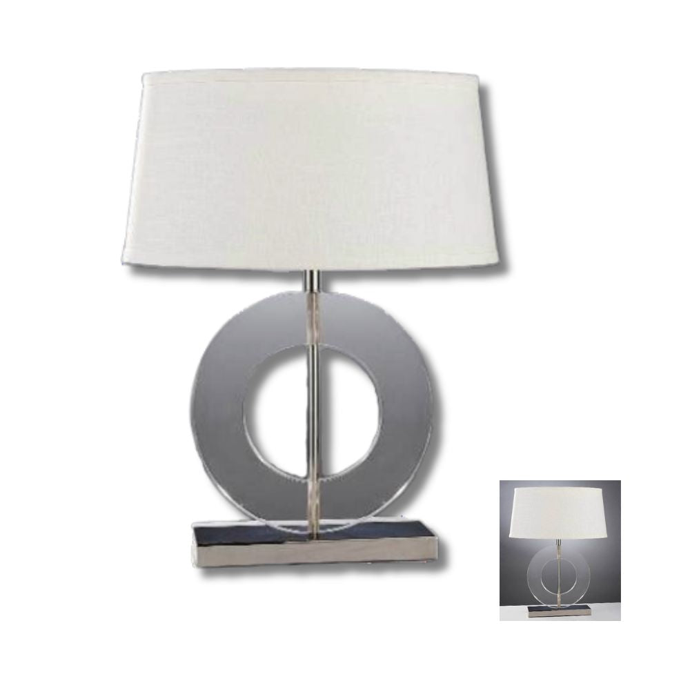 Clear acrylic best sale table lamp