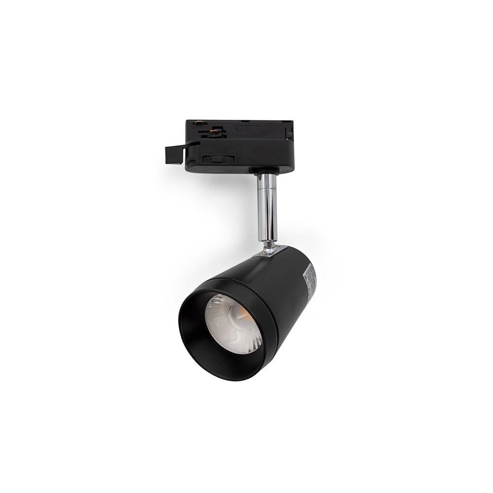 Atom AT1107 - 10W LED Single Circuit Adjustable Dimmable Track Mounted Head Spot Light-Atom Lighting-Ozlighting.com.au