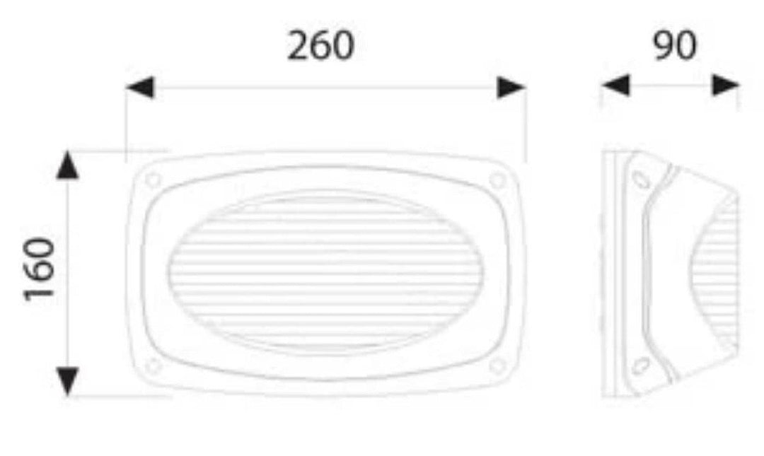 Boluce BL-9092 LUCY - Exterior Rectangular Bunker Light IP44 White-Boluce-Ozlighting.com.au