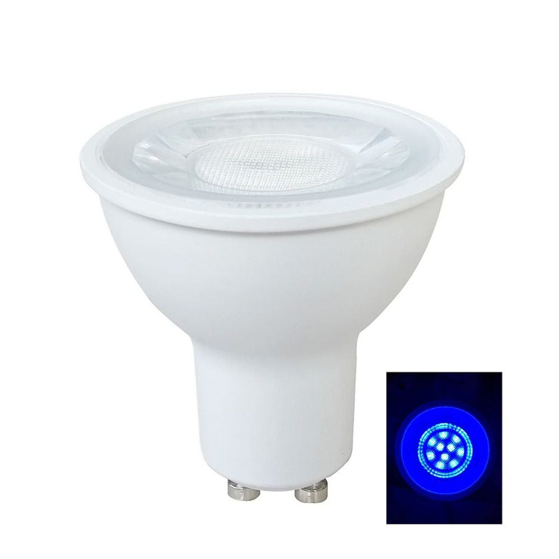 CLA GLOBE-GU10 - 5W LED GU10 Shape Coloured Globe - Blue/Red/Green-CLA Lighting-Ozlighting.com.au