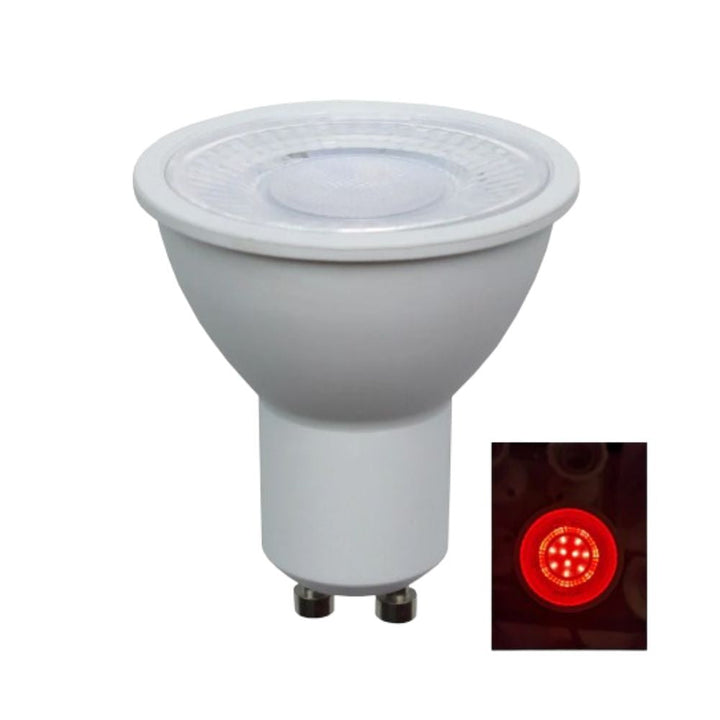 CLA GLOBE-GU10 - 5W LED GU10 Shape Coloured Globe - Blue/Red/Green-CLA Lighting-Ozlighting.com.au