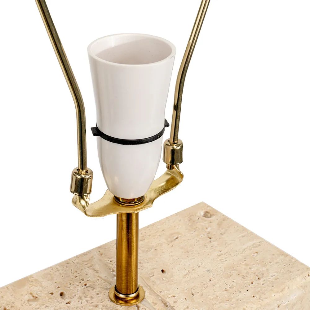 Cafe Lighting DOMINIQUE TRAVERTINE - Table Lamp-Cafe Lighting-Ozlighting.com.au