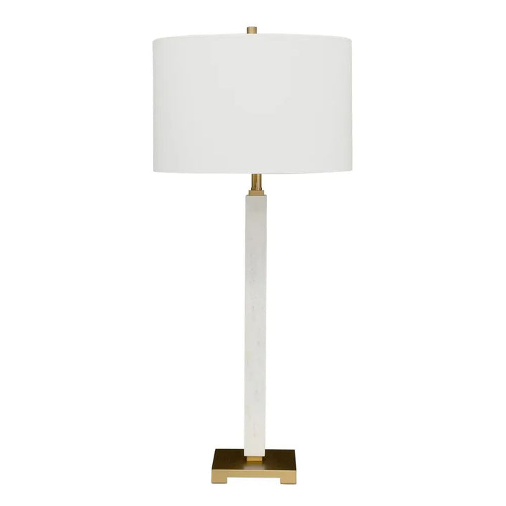 Cafe Lighting ESSEX - 25W Marble Table Lamp-Cafe Lighting-Ozlighting.com.au