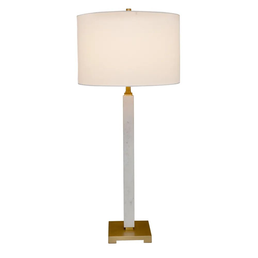 Cafe Lighting ESSEX - 25W Marble Table Lamp-Cafe Lighting-Ozlighting.com.au