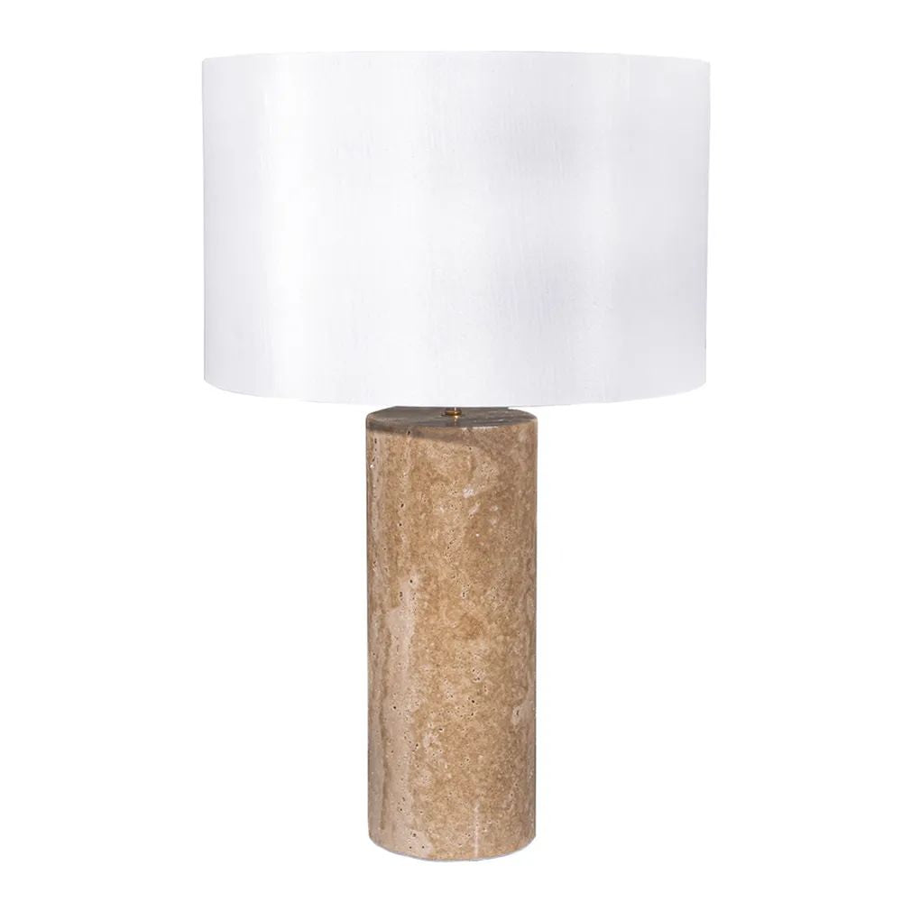 Cafe Lighting PISANO - Travertine Table Lamp-Cafe Lighting-Ozlighting.com.au