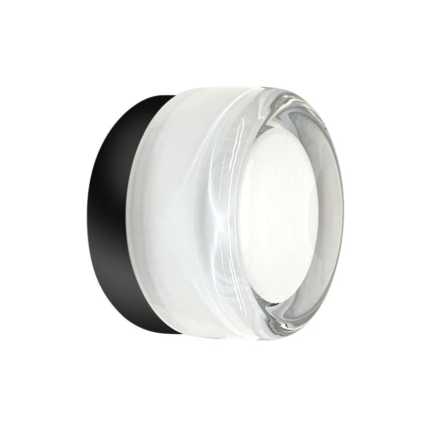 Colab Lighting COMO - 8W 3000k Depressed Glass Wall Mount Luminaire-Onelight Australia-Ozlighting.com.au