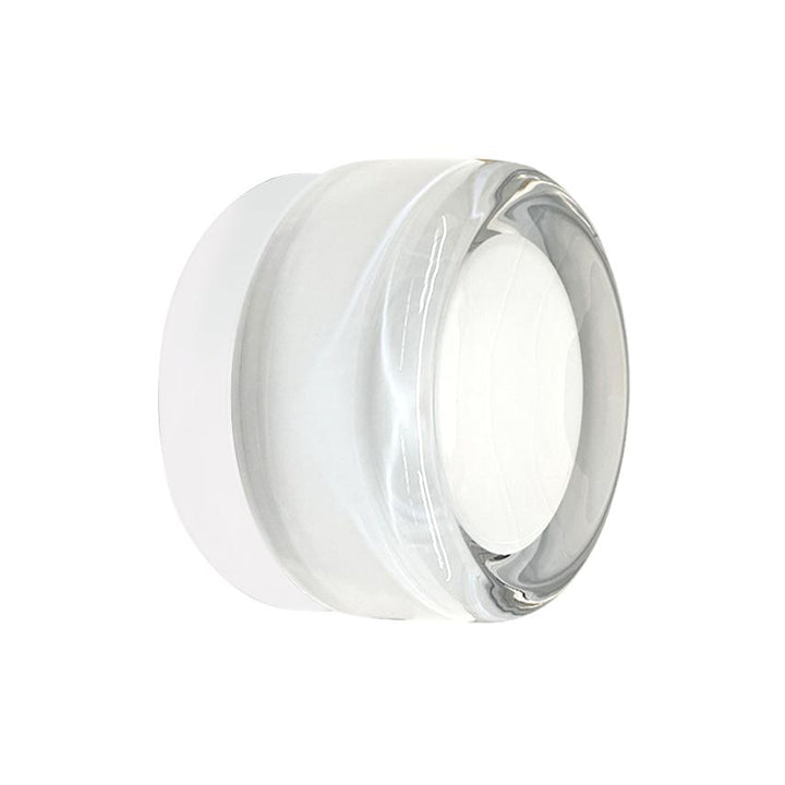 Colab Lighting COMO - 8W 3000k Depressed Glass Wall Mount Luminaire-Onelight Australia-Ozlighting.com.au