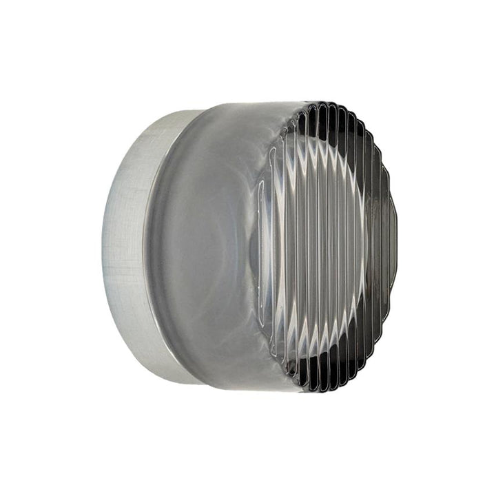 Colab Lighting COMO - 8W 3000k Rippled Glass Wall Mount Luminaire-Onelight Australia-Ozlighting.com.au