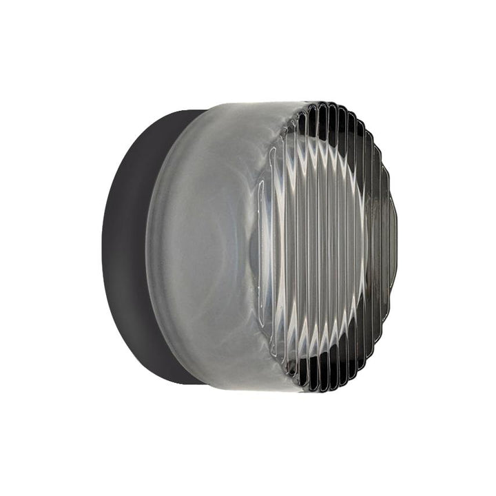 Colab Lighting COMO - 8W 3000k Rippled Glass Wall Mount Luminaire-Onelight Australia-Ozlighting.com.au