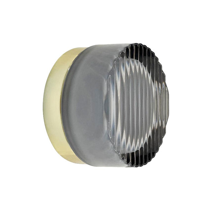 Colab Lighting COMO - 8W 3000k Rippled Glass Wall Mount Luminaire-Onelight Australia-Ozlighting.com.au