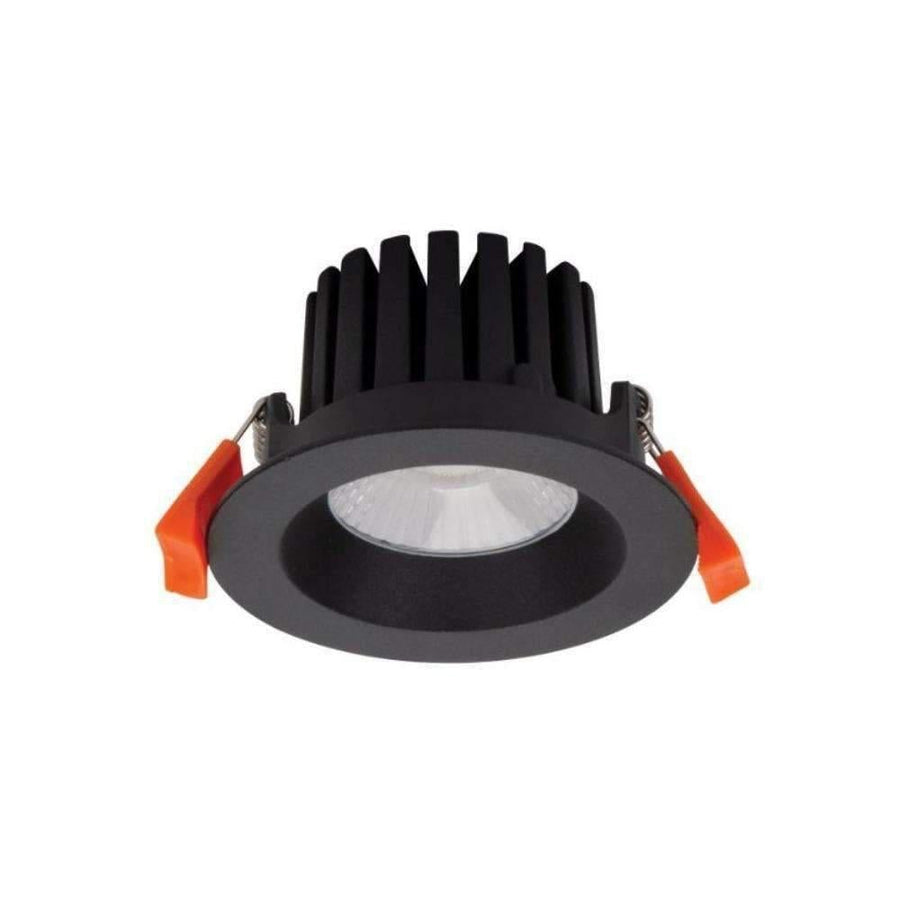 Domus AQUA-10 - 10W LED Single Colour Dimmable Deep Face Wet Area Downlight IP65 Black - 5000K-Domus Lighting-Ozlighting.com.au