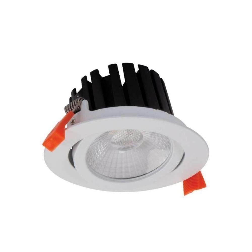 Domus AQUA-13-TILT-DALI - DALI Dimmable Round 13W LED Tri-Colour Tiltable Downlight IP65-Domus Lighting-Ozlighting.com.au