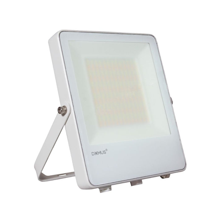 Domus BLAZE-PRO-100 - 50/70/100W LED Tri-Colour Power Selectable Sensor Adaptable Small Size DIY Floodlight IP66 White-Domus Lighting-Ozlighting.com.au