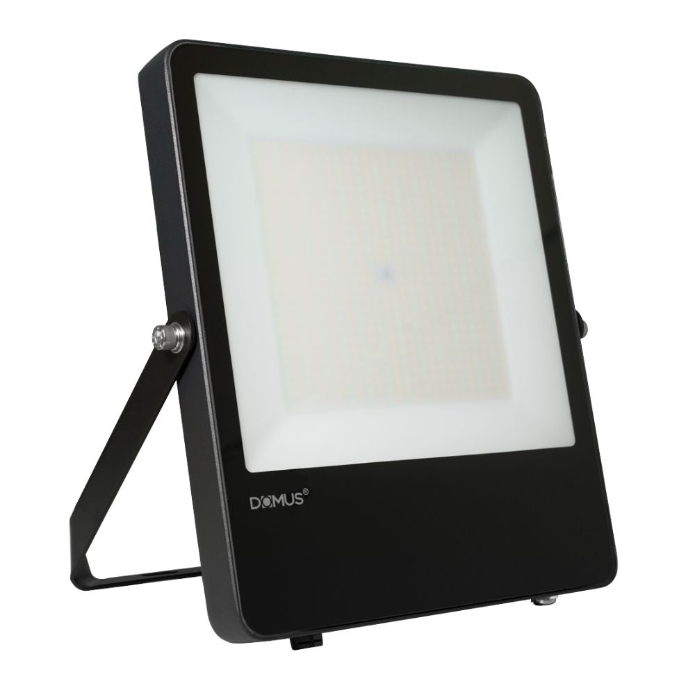 Domus BLAZE-PRO-200 - 100/150/200W LED Tri-Colour Power Selectable Sensor Adaptable Medium Size DIY Floodlight IP66 Black-Domus Lighting-Ozlighting.com.au