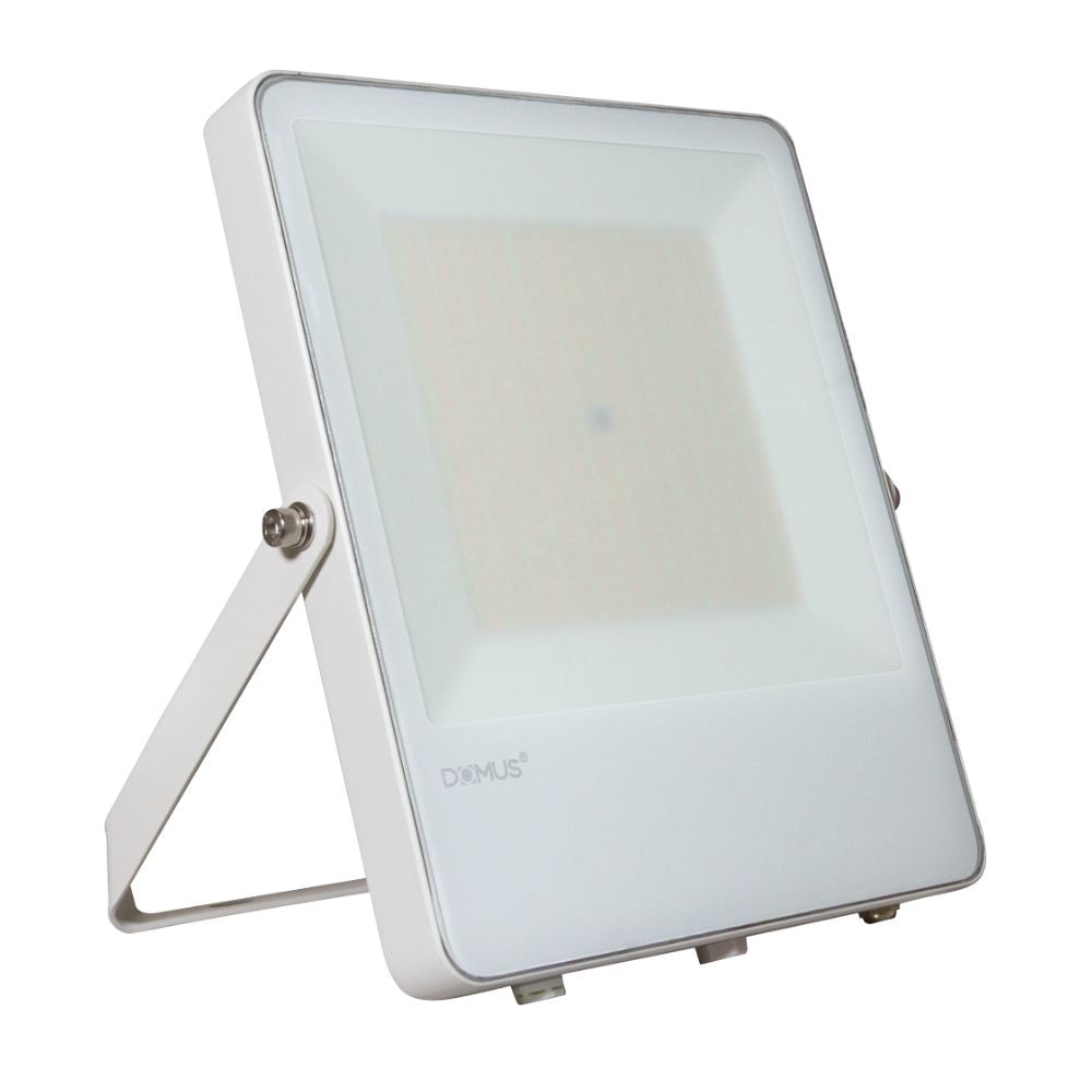 Domus BLAZE-PRO-200 - 100/150/200W LED Tri-Colour Power Selectable Sensor Adaptable Medium Size DIY Floodlight IP66 White-Domus Lighting-Ozlighting.com.au