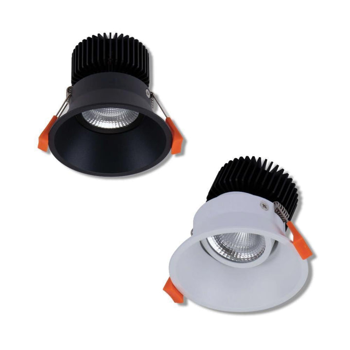 Domus DEEP-12-TRIO-DALI - 12W LED Tri-Colour DALI Dimmable Deepset Tiltable Downlight IP44-Domus Lighting-Ozlighting.com.au