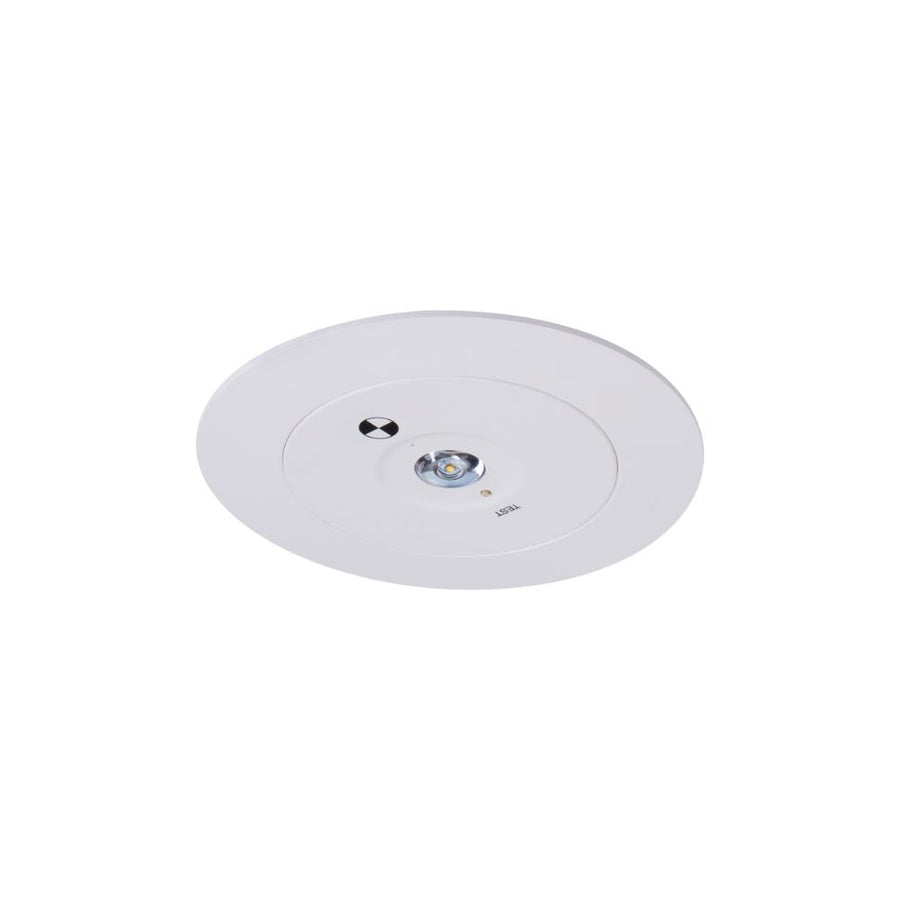 Domus EVAC-D40-REC - 1.8W LED D40 Non-Maintained Recessed Emergency Light White-Domus Lighting-Ozlighting.com.au