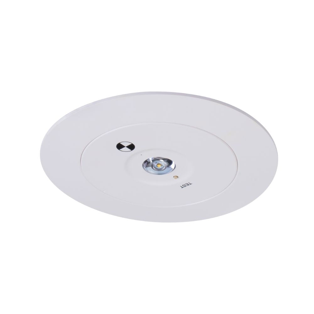 Domus EVAC-D63-REC - 3.5W LED D63 Non-Maintained Recessed Emergency Light-Domus Lighting-Ozlighting.com.au