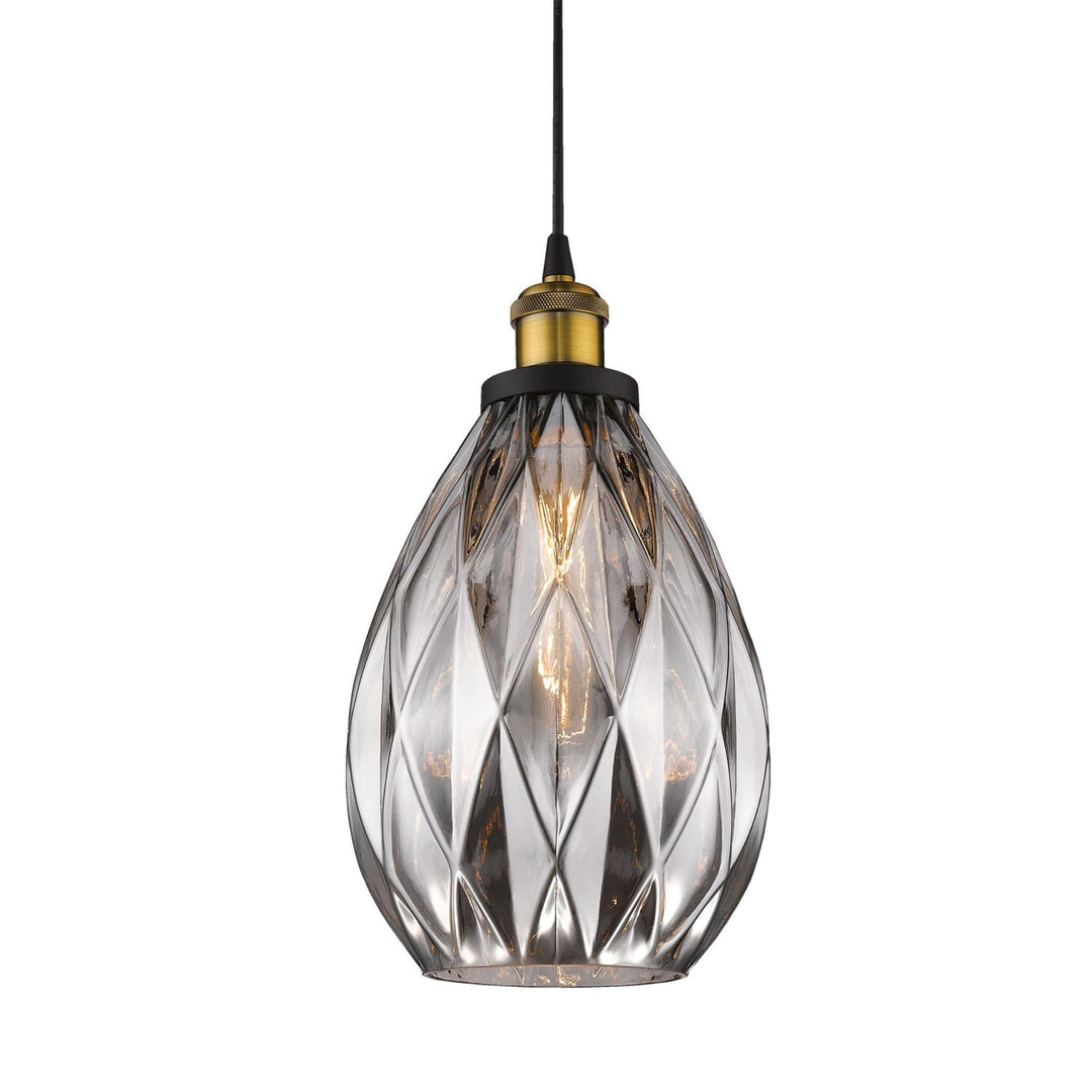 Domus EVELYN - 1 Light Crystal Glass Pendant-Domus Lighting-Ozlighting.com.au