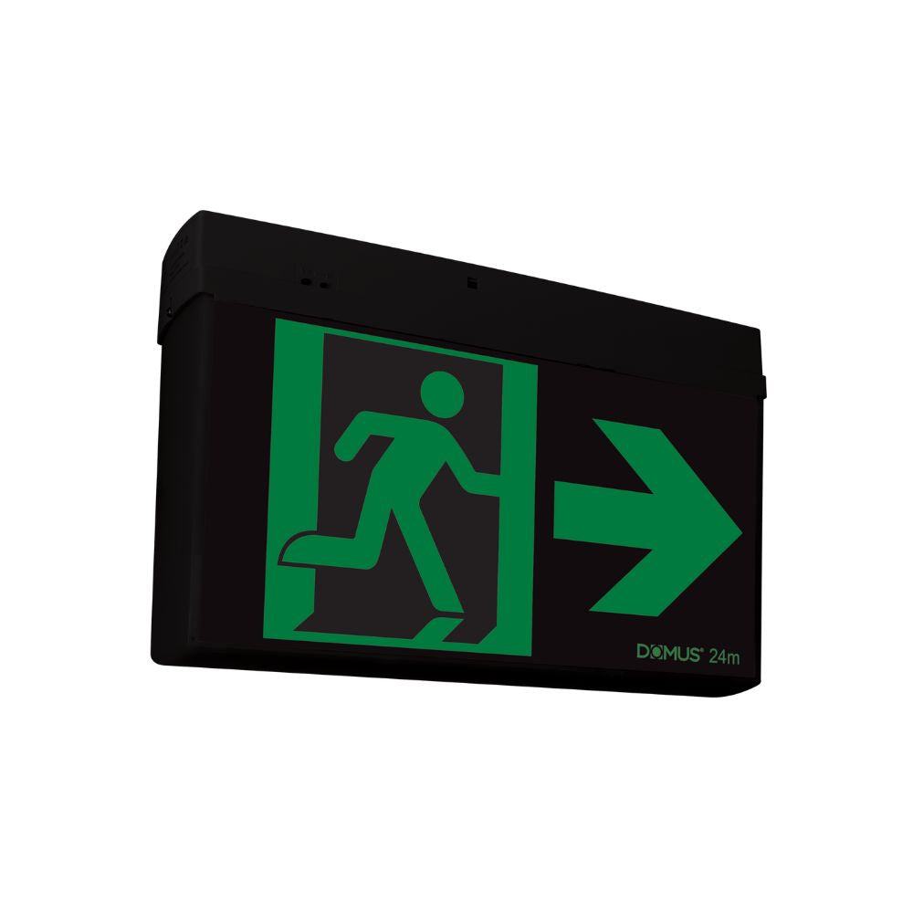 Domus EXIT-SM-24M - 3.5W LED Wall/Ceiling Surface Mounted Exit Sign-Domus Lighting-Ozlighting.com.au