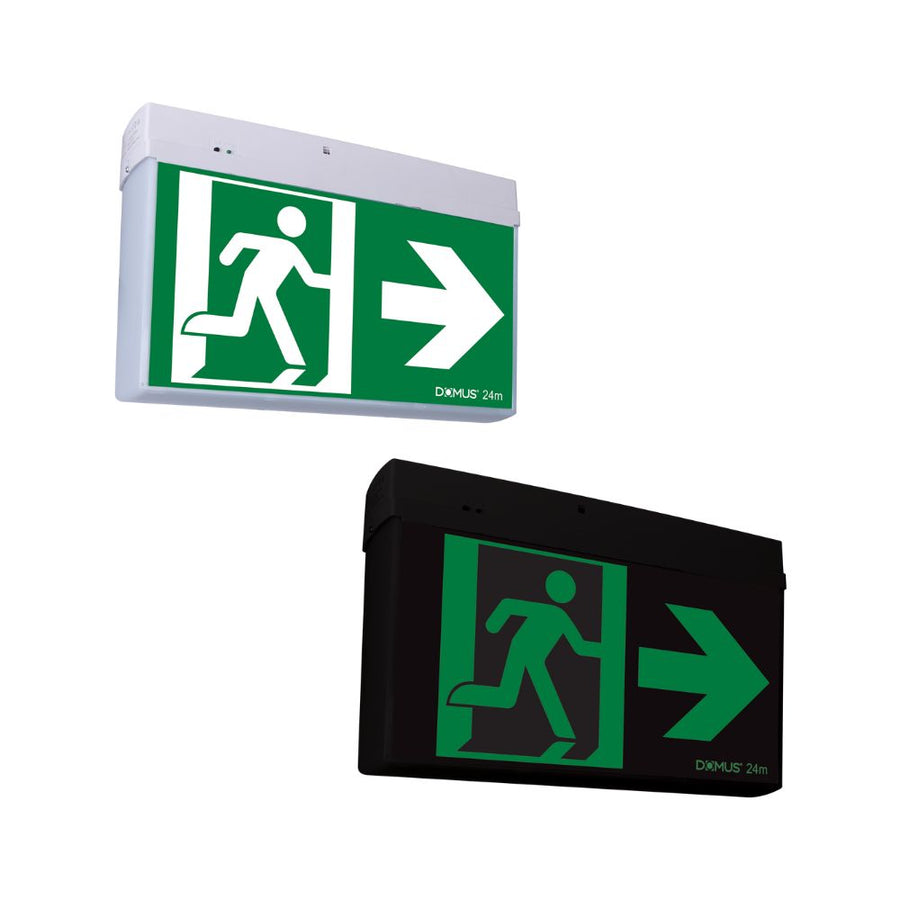 Domus EXIT-SM-24M - 3.5W LED Wall/Ceiling Surface Mounted Exit Sign-Domus Lighting-Ozlighting.com.au