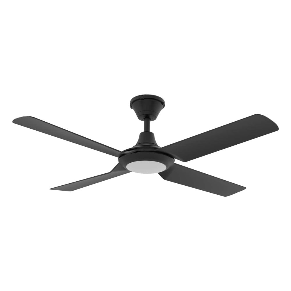 Domus FRESCO-52-LIGHT - 4 Blade 52" 1320mm DC IP66 Outdoor Ceiling Fan with Switchable CCT LED Light-Domus Lighting-Ozlighting.com.au