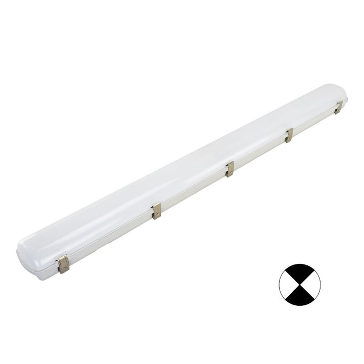 Domus HYDRO-120-EM - 15W/30W LED Tri-Colour 1200mm Emergency Weatherproof Batten IP65 with Optional Sensor-Domus Lighting-Ozlighting.com.au