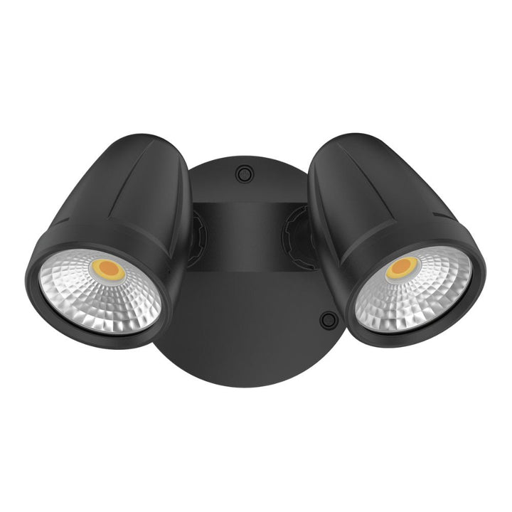 Domus MURO-MAX-32 - 32W LED High Output Tri-Colour Twin Head Exterior Spotlight IP65-Domus Lighting-Ozlighting.com.au