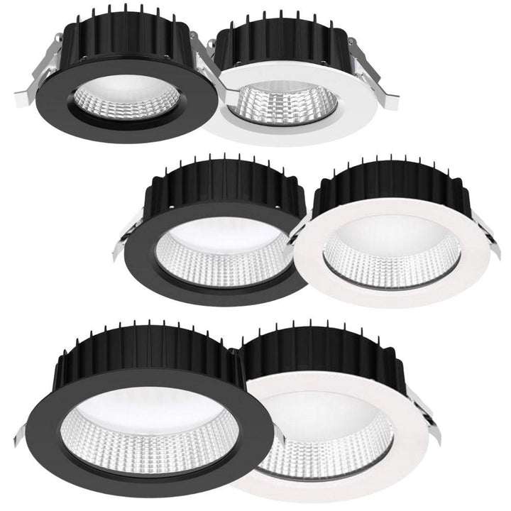 Domus NEO-PRO-REC - 13W/25W/35W LED Tri-Colour Dimmable Recessed Downlight IP65-Domus Lighting-Ozlighting.com.au