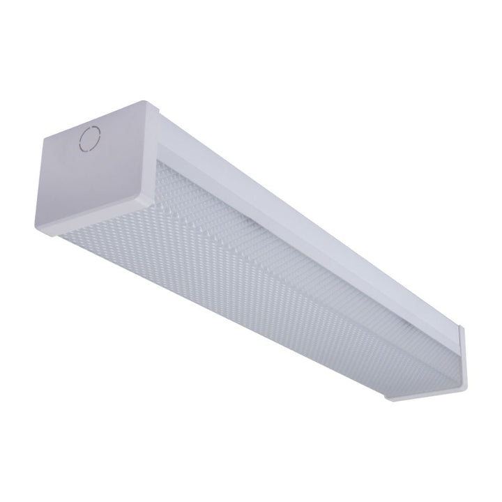 Domus PARK-60-DIFF - 7.5W/15W LED Tri-Colour Wide Body Diffused 600mm Batten with Optional Sensor-Domus Lighting-Ozlighting.com.au