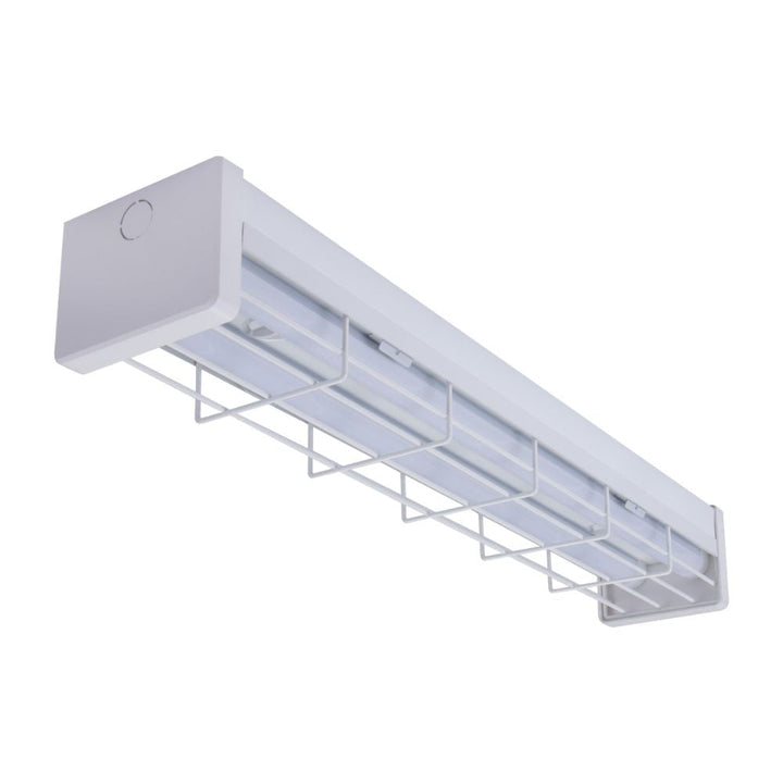 Domus PARK-60-WG - 7.5W/15W LED Tri-Colour Wide Body Wire Guard 600mm Batten with Optional Sensor-Domus Lighting-Ozlighting.com.au