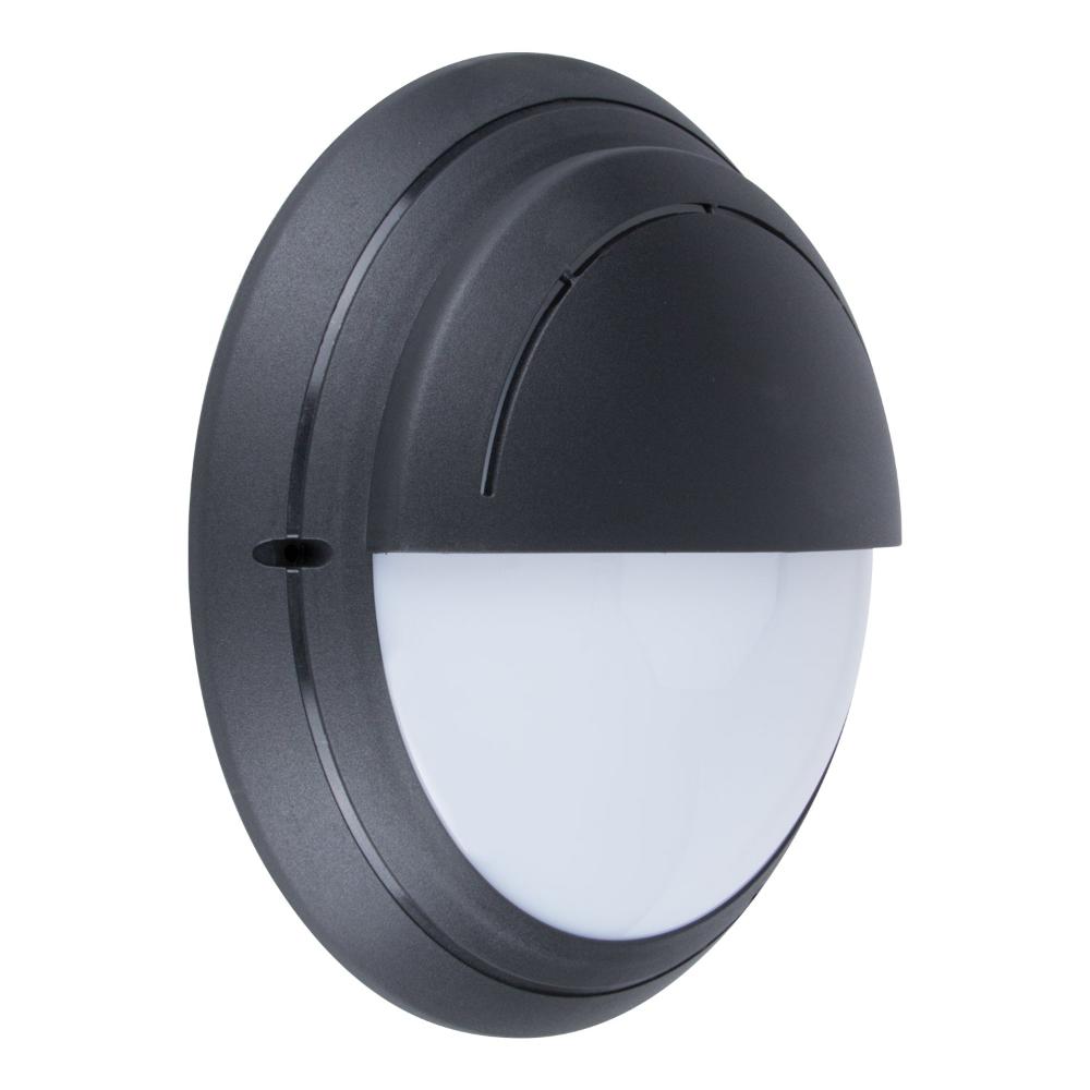 Domus POLYRING-RND-EYE - Round Eyelid Fascia Polycarbonate Wall Light Black-Domus Lighting-Ozlighting.com.au