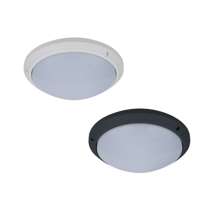 Domus POLYSLIM - Round Polycarbonate Exterior Ceiling Light-Domus Lighting-Ozlighting.com.au