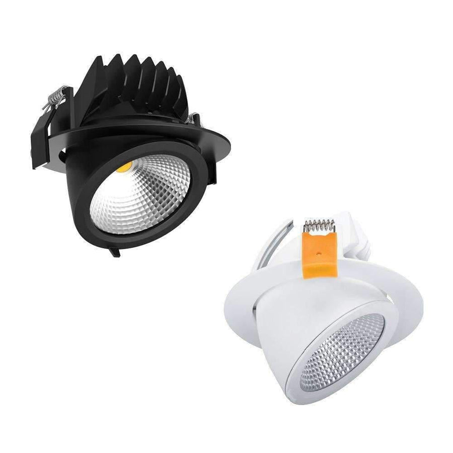 Domus SCOOP-25 - 25W LED Dimmable Scoop Adjustable Downlight - 5000K-Domus Lighting-Ozlighting.com.au