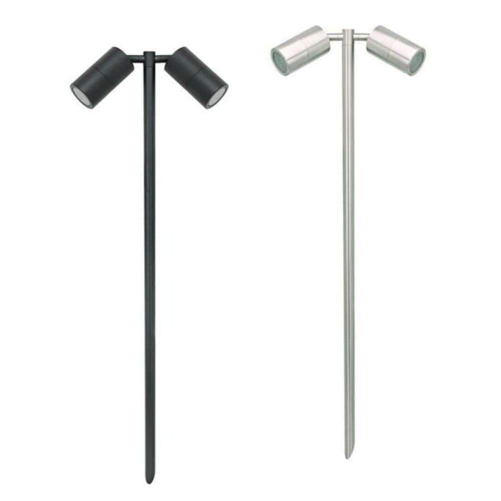 Domus SHADOW-2-PTH - 2 x 6W 3-CCT 12V Exterior LED Garden Path Spike Light - DRIVER REQUIRED-Domus Lighting-Ozlighting.com.au