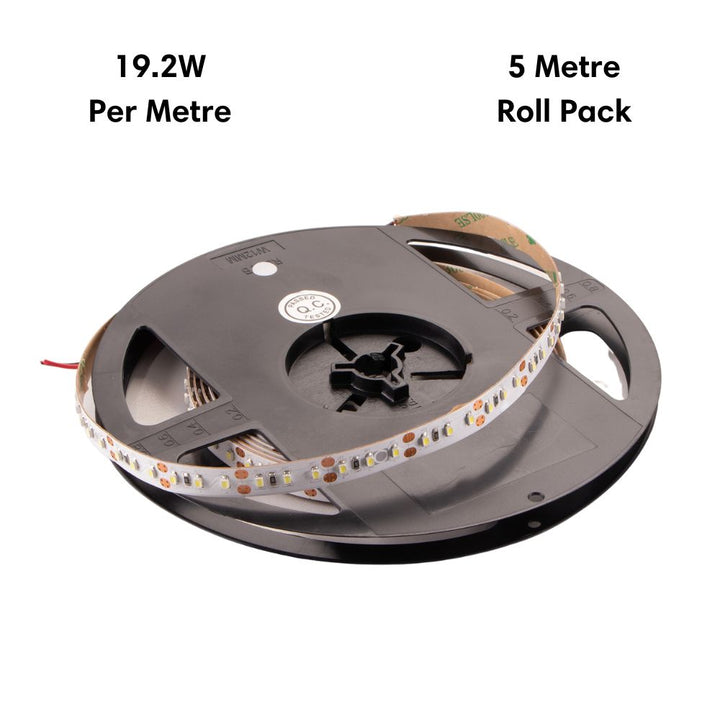 Domus STRIP-120-5M - 19.2W LED 120LED P/M Striplight IP20 12V 5M Roll Pack - DRIVER REQUIRED-Domus Lighting-Ozlighting.com.au