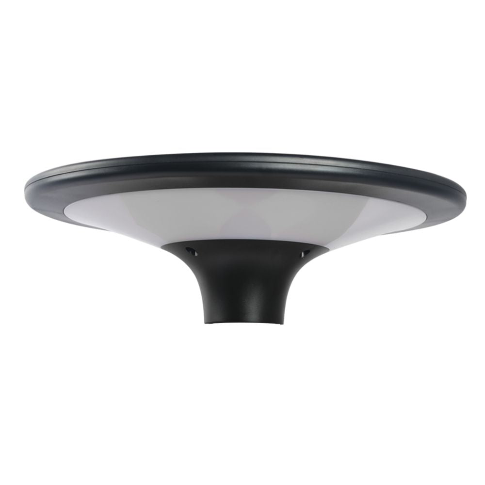 Domus SUNSOLAR-1 - Solar Powered 20W LED 2-CCT Dual Colour High Output Post Top Area Light Bollard Garden Head Only IP65-Domus Lighting-Ozlighting.com.au