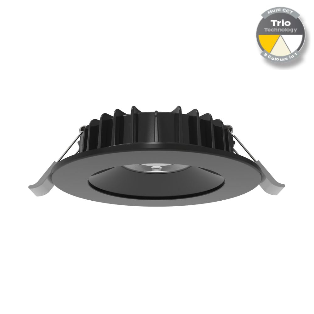 Domus SWAP-8-SLEEK - 8W LED Tri-Colour Dimmable Flat Sleek Trim LED Downlight-Domus Lighting-Ozlighting.com.au