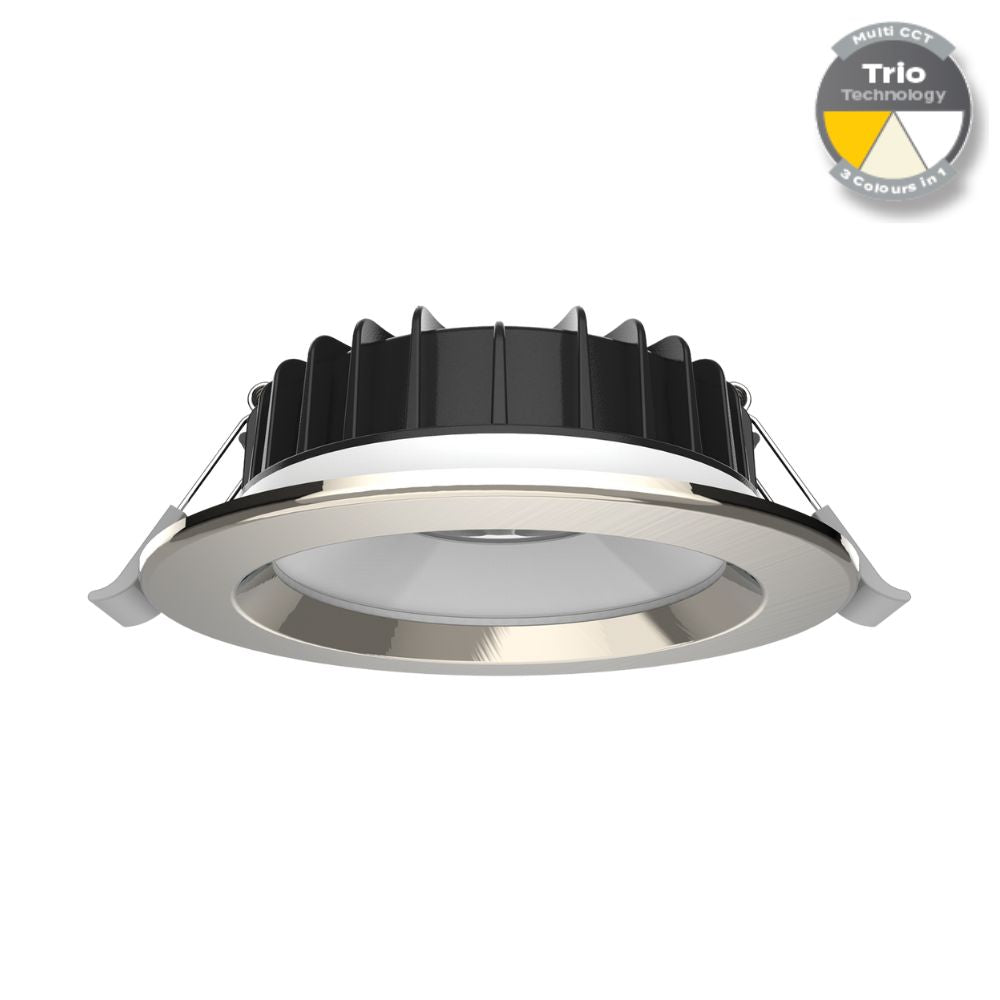 Domus SWAP-8-STEP - 8W LED Tri-Colour Dimmable Step Deepset Trim LED Downlight-Domus Lighting-Ozlighting.com.au