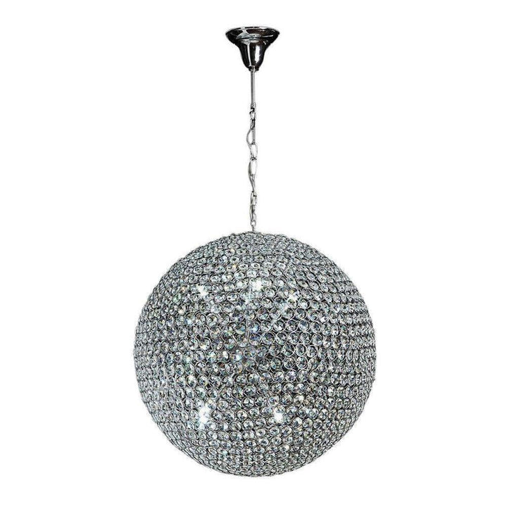 Domus VENUS - 24W LED 8x3W G9 Replaceable 60cm Crystal Bead Sphere Pendant 5000K-Domus Lighting-Ozlighting.com.au