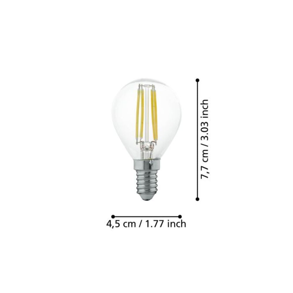 Eglo - 4W LED Round Globe - E14/E27-Eglo-Ozlighting.com.au