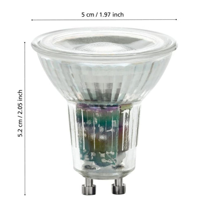 Eglo - 5W Tri-Colour LED Globe - GU10-Eglo-Ozlighting.com.au