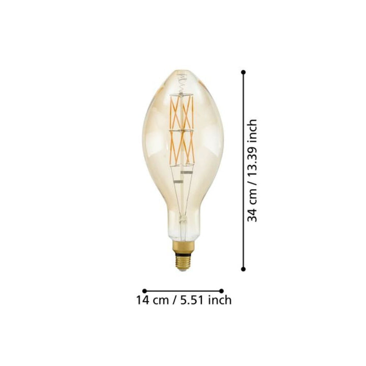 Eglo - 8W E140 LED Globe - E27-Eglo-Ozlighting.com.au