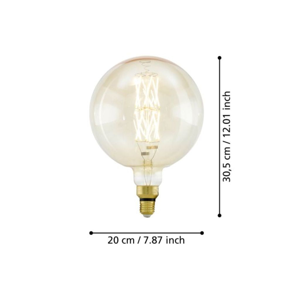 Eglo - 8W G200 LED Globe - E27-Eglo-Ozlighting.com.au