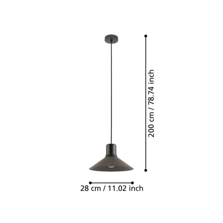 Eglo ABREOSA - 1 Light Pendant-Eglo-Ozlighting.com.au