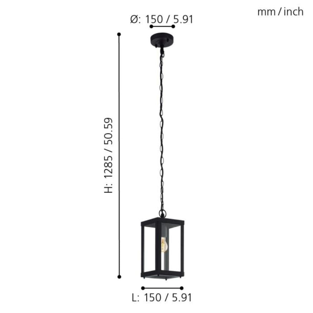 Eglo ALAMONTE 1 - 1 Light Pendant-Eglo-Ozlighting.com.au