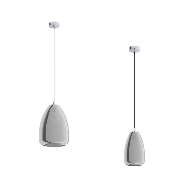 Eglo ALOBRASE - 1 Light Modern Glass Pendant-Eglo-Ozlighting.com.au