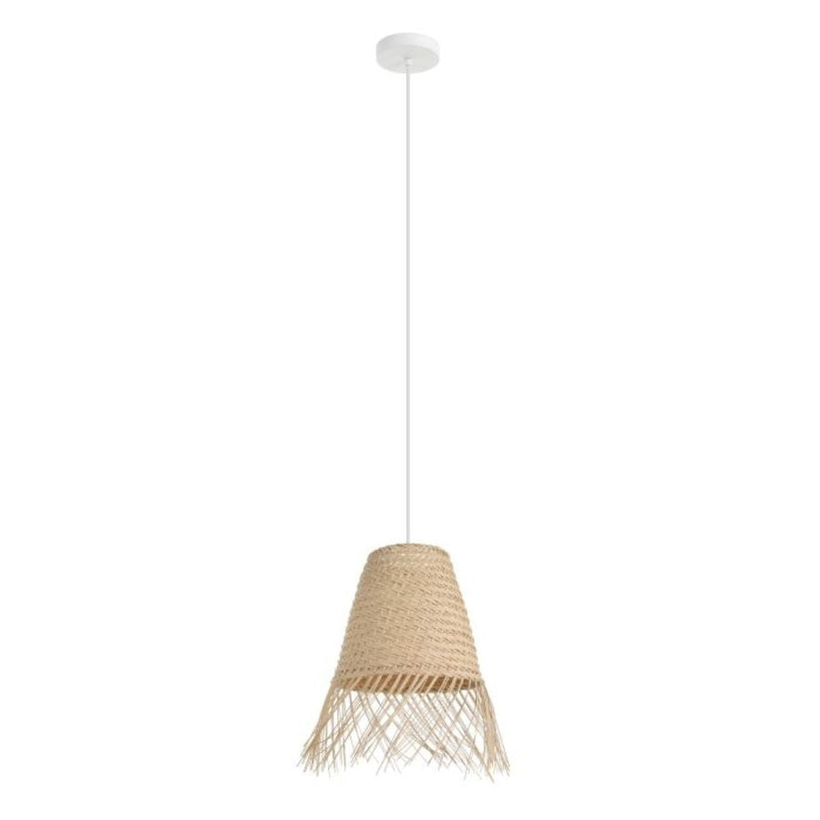 Eglo AYCLIFFE - 1 Light Natural Woven Seagrass Pendant-Eglo-Ozlighting.com.au