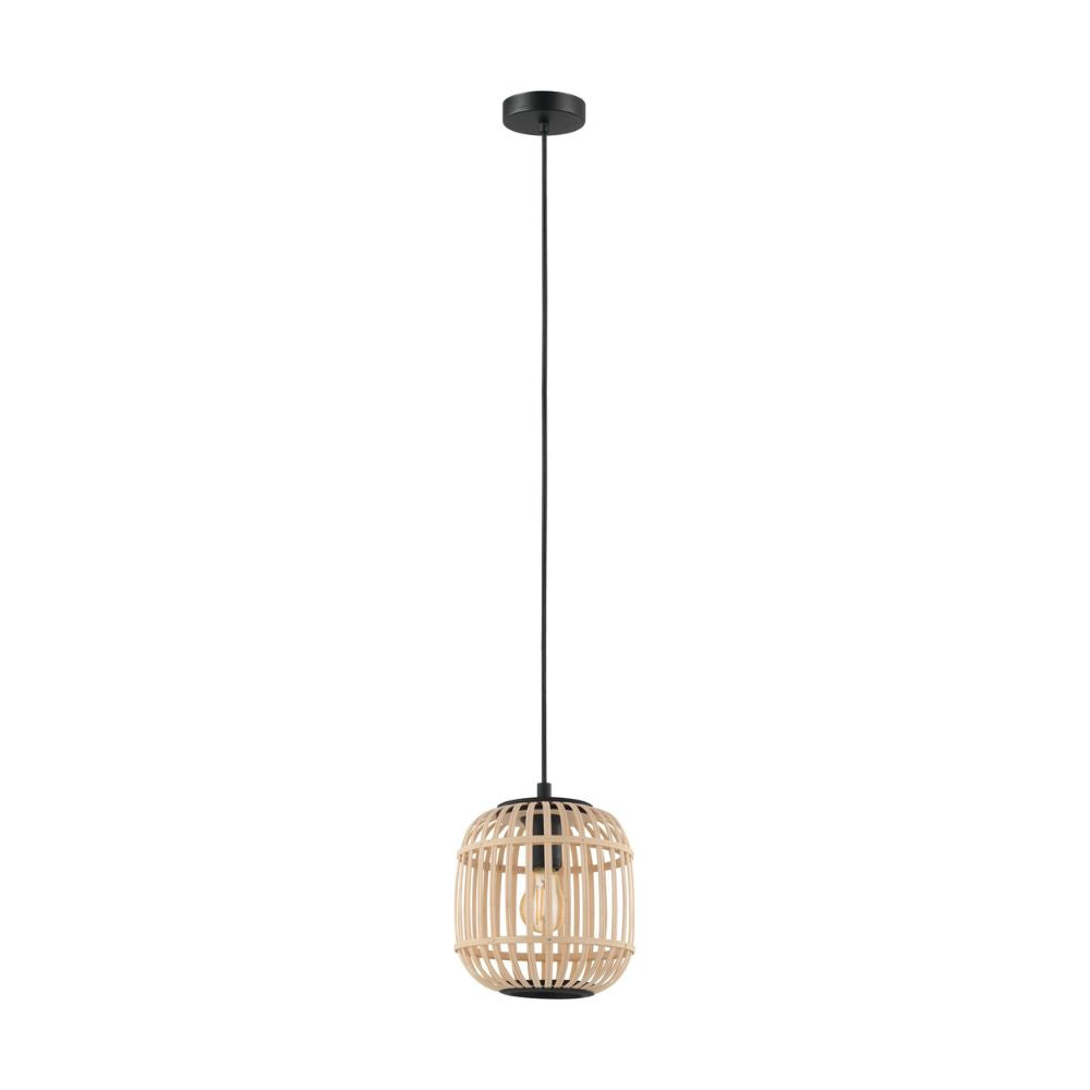 Eglo BORDESLY - 1 Light Cane Pendant-Eglo-Ozlighting.com.au