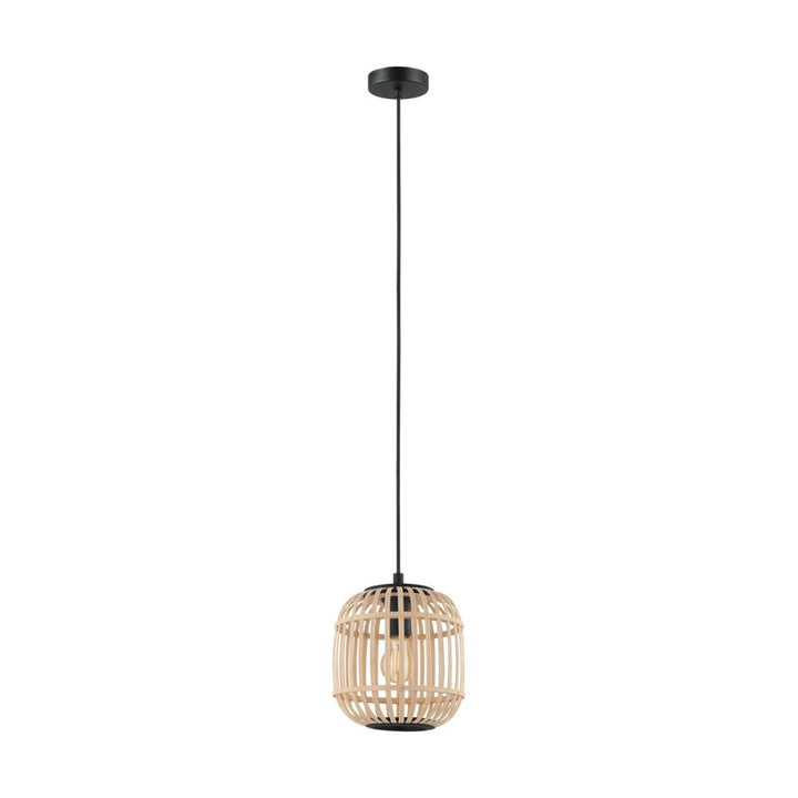 Eglo BORDESLY - 1 Light Cane Pendant-Eglo-Ozlighting.com.au